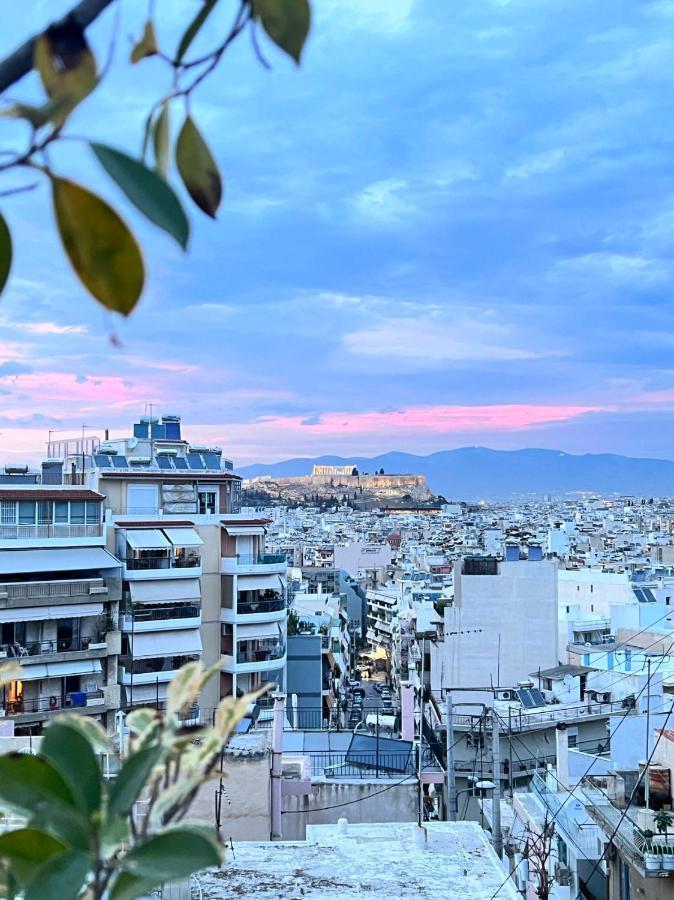 Sky Inn With Great Location Wonderful Acropolis View In Neos Kosmos Atenas Exterior foto